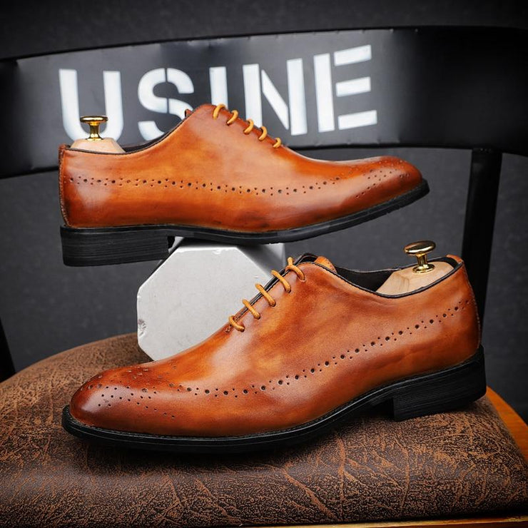 Italian Designer Vintage Men's Leather Shoes