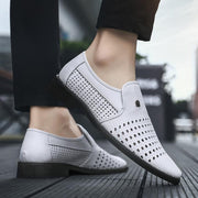 Summer Men's Genuine Leather Slip-On