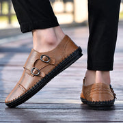 Men Breathable Leather Loafers