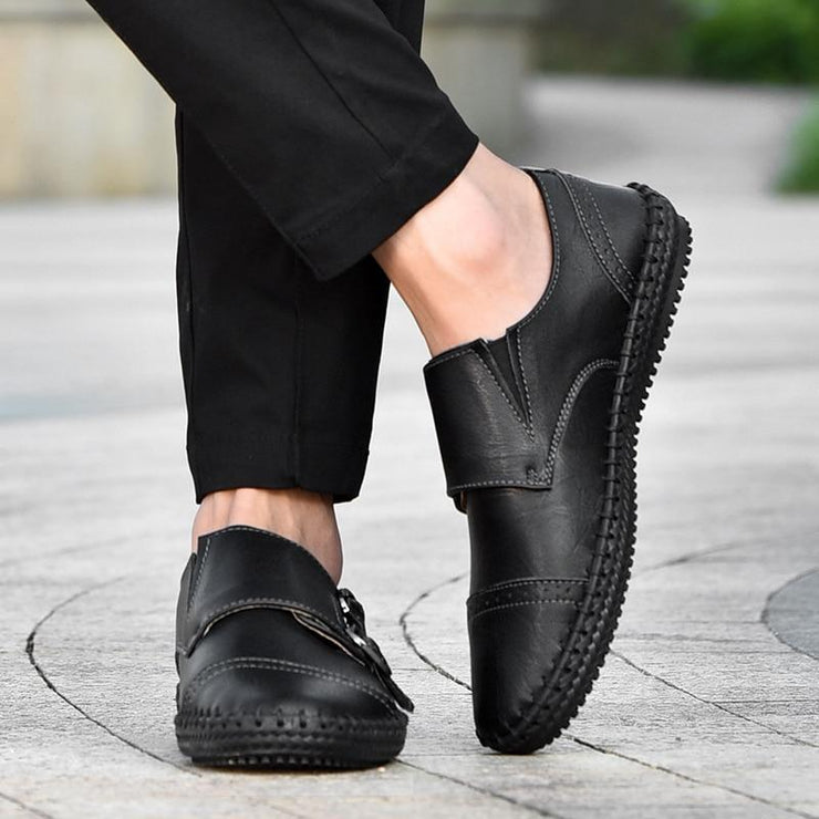 Men Breathable Leather Loafers