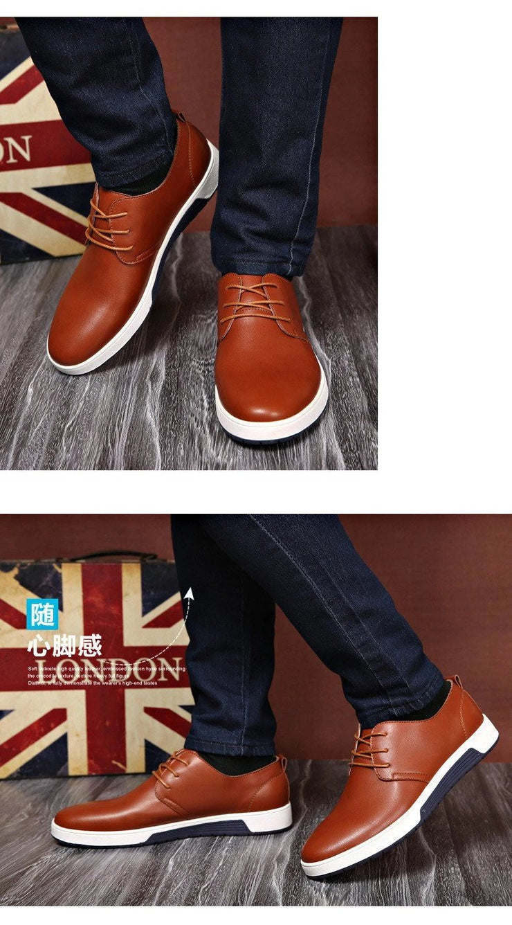 Man Casual Leather Shoes
