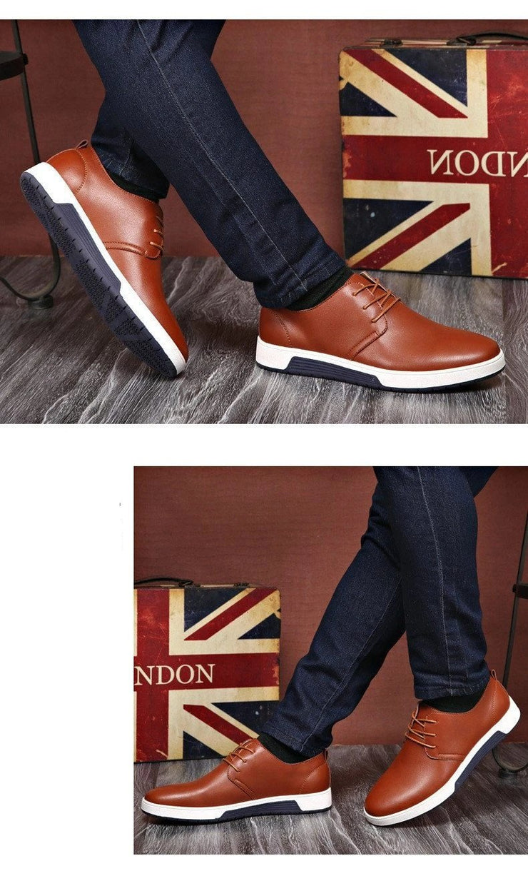Man Casual Leather Shoes