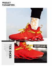 Men Breathable Sports Running Jogging Sneakers