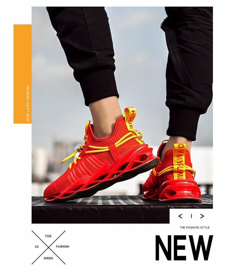 Men Breathable Sports Running Jogging Sneakers