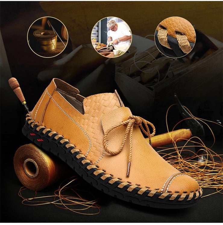 Brawny - Men's Casual Leather Loafer Shoes