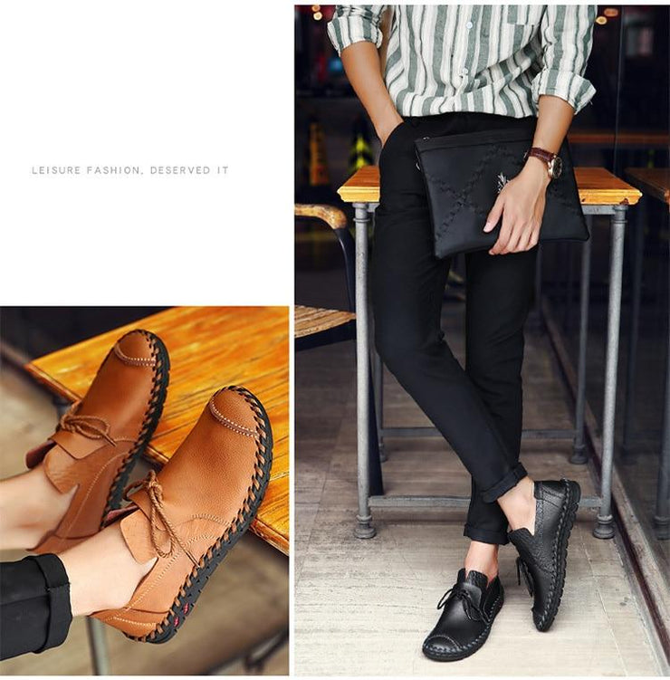 Brawny - Men's Casual Leather Loafer Shoes