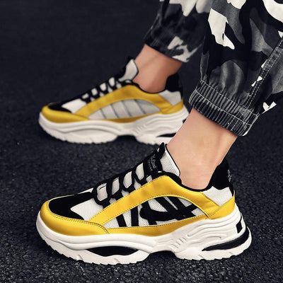 Men Vintage Dad Series Light Breathable Sneakers