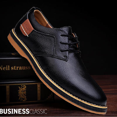 New Men Oxford Genuine Leather Dress Shoes